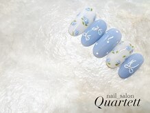 カルテット 千葉店(Quartett)/【バラ×水色×リボン】
