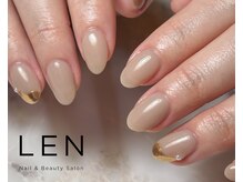 レン(LEN.)/お仕事用のシンプルネイル