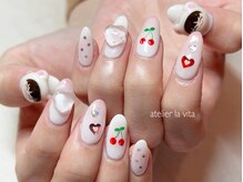 アトリエ ラビータ(atelier la vita)/さくらんぼ・韓国推し活・手描き