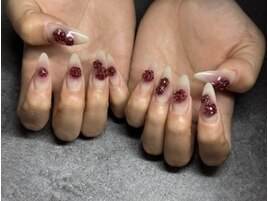 スカルプ10本アート