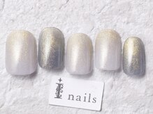 アイネイルズ 渋谷店(I nails)/キラキラマグネットネイル￥8980