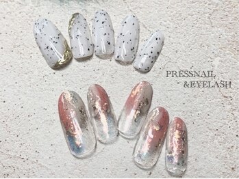 プレス ネイルアンドアイラッシュ(PRESS NAIL&EYELASH)/お日にち限定☆オフ込￥5400♪