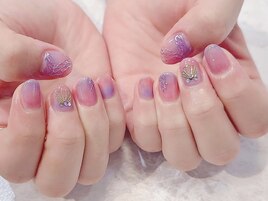 ＃夏ネイル＃シェルネイル