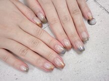 ネイル ビューティーマジック 葛西本店/マグネットフレンチネイル