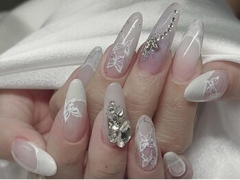 ルラワンネイル(LR.ONE Nail)の写真/≪チップ長さだし10本￥9500～≫スカルプも何度でもフィルインで対応可能◎流行りのデザインも多数ご用意☆