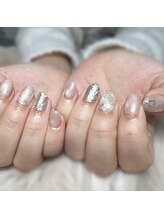 リノ(Lino)/ミラーでさくらネイル
