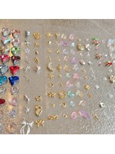 アイラッシュマルヴァ(Eye Lash Malva)/耳つぼジュエリー☆パーツ