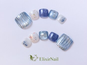 エリクサーネイル 神田(Elixir Nail)/フットやり放題/クーポン使用