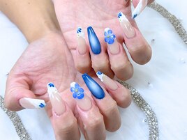 海外風夏ネイル