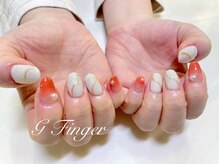 ジーフィンガー 大井町店(G Finger)/ニュアンス♪ミラーネイル☆