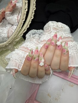 リボン ド ティアラ(Ribbon de Tiara)の写真/モチベが爆上がりする自分史上最高に可愛いネイルをご提供いたします！