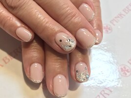 ～控えめシルバーネイル～