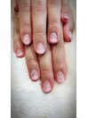 甘めフレンチネイル6000円