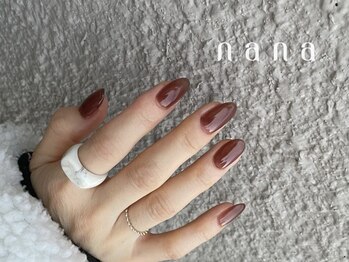 ナナ 白金高輪(nana)/秋色ボルドー ワンカラー