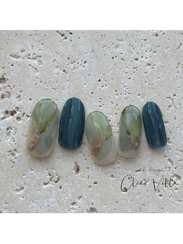 ネイルサロンクリアヴィラ(nail salon clear villa)/Design nuance¥9990