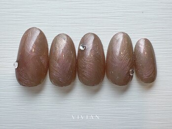 ヴィヴィアン ネイル(Vivian nail)/ピンクグレージュ ニュアンス