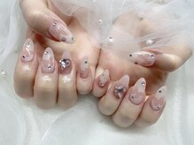 モルフォネイル(Morpho nail)/#ワンホンネイル #キラキラ