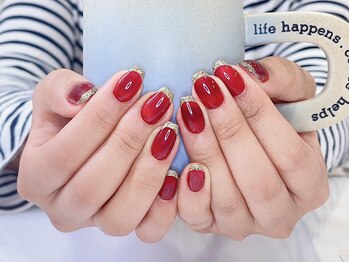 キナ(KINA)/5/4 ベース1色ガラスフレンチ