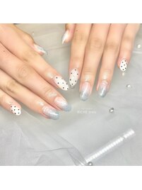 キラフラッシュグラデ×ドット