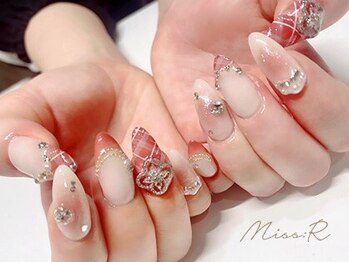 ミスアール ナカツ(Miss:R Nakatsu)の写真/【オフ&ケア込み】アートし放題(10本)が7730円☆パラジェル使用♪流行のマグネットネイル・韓国ネイルも◎