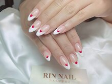 リンネイル 新大久保店(Rin Nail)/＃フレンチネイル　＃アートやり