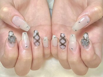 ルネネイル(Lune nail)の写真/Lune nailならではの可愛い定額メニュー多数♪つやつやうるうるの美フォルムでつい見惚れてしまう指先に…