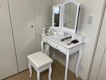 シイロ(Ci iro)の雰囲気(サロン内にはメイク直しのスペースも準備しております☆)