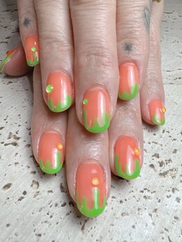 かわいいオレンジ色