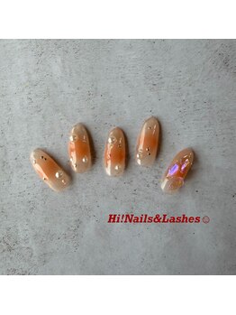 ハイネイルアンドラッシーズ(Hi! Nails&Lashes)/定額ワンホン/海外風