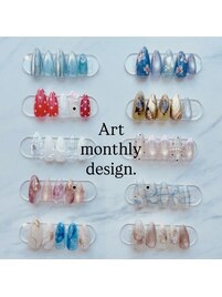 5月アート定額design
