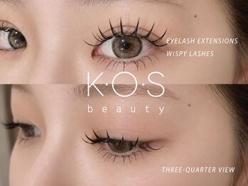 ケーオーエスビューティー(KOS beauty)の写真/ご希望のまつげデザインでなりたい目元を演出☆【ご新規様限定】フラットマットラッシュ100-120本5500円

