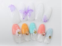 ネイルサロンセレーネ(Selene)/フラワーアートネイル