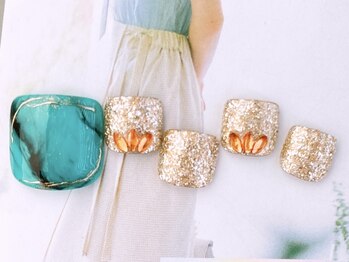 ネイルサロンフォーユー(for u)/大理石ネイル￥7500