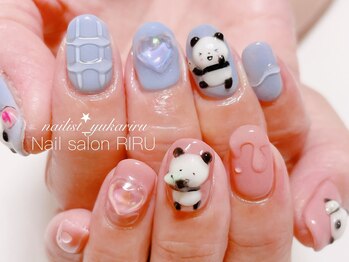 リル(RIRU)/キャラクターネイル/3Dネイル