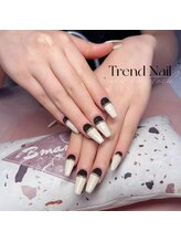 トレンドネイルスタジオ(Trend Nail Studio)/フレンチネイルのスカルプ長出し