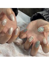 ガレ(Galet)/マグネット×クリアフラワー！