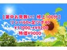【暑中お見舞い！極上100分】リンパ60+足ツボ40  ¥11000→¥9200→特価¥9000