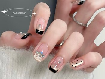 ニコ 銀座本店(Niko)/クリスマス/冬ネイル/ツイード