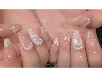 春ツイード×パーツネイル入社式