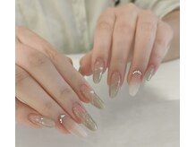 ファンシー 三軒茶屋店(Fancy)/春ネイル/桜/ワンホン