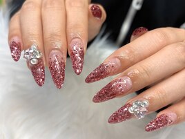 【スカルプ】ラメグラデーション