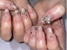 オーシャンネイル 新宿店(Ocean nail)/キラキラグラデネイル