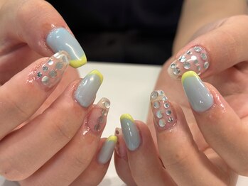 サロンプレッジ エビノマル(salon PLEDGE ebinomaru)の写真/【ワンカラー￥3300/持込OKデザインやり放題￥4290~】良心的価格×スピーディー×高技術で大満足なネイルを★