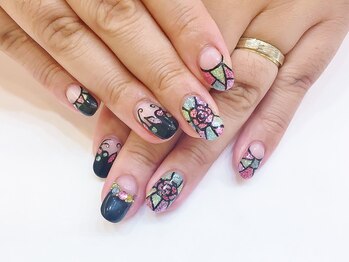 ネイルコレクション ピンク(Nail Collection Pink)/ジェル付け放題★ステンドグラス