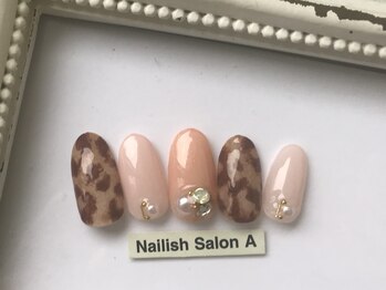 ネイリッシュサロン エー(Nailish Salon A)/レオパードネイル