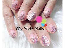 マイ スタイル ネイルズ(My Style Nails)/ラメグラデーションジェル