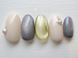 マグネット　ベージュカラー