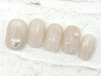 ネイルメゾン 池袋店(NAIL MAISON)/シンプルハート¥5800