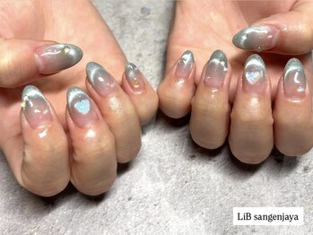 リブ 三軒茶屋(LiB)/マグネットフレンチ梅雨アート