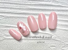 エストラッシュアンドネイル 銀座店(est lash&nail)/ワンカラー1本アート